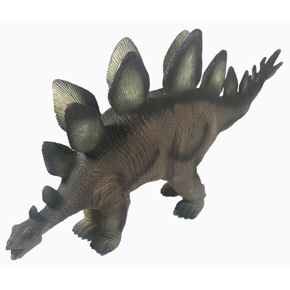 STEGOSAURUS Soft touch, Toys-R-US Xtra Large 19" Realistic Rubber DINOSAUR - Picture 1 of 11